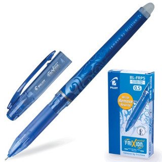 Ручка Пиши-стирай гелевая PILOT "Frixion", толщина письма 0,25мм, синяя