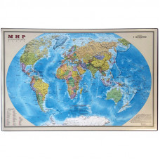 Настольное покрытие OfficeSpace "Карта мира", 38*59см