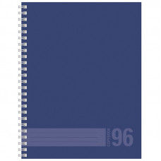 Тетрадь 96л., А4, клетка, на гребне BG "Monotone", синяя