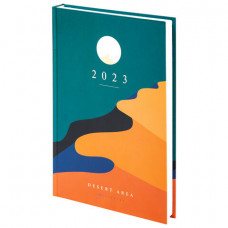 Ежедневник датированный на 2023 (145х215 мм), А5, STAFF, ламинированная обложка, "Sahara"