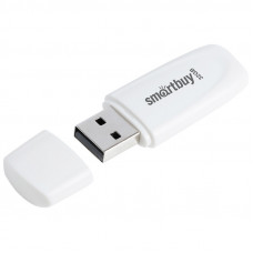 Память Smart Buy "Scout" 32GB, USB 2.0 Flash Drive, белый