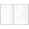 Ежедневник датированный 2024г., А5, 176л., балакрон, OfficeSpace "Ariane", бирюзовый