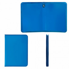 Папка для документов и тетрадей на молнии пластиковая BRAUBERG А4, 320х230 мм, синяя