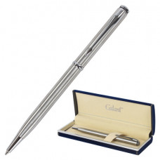Ручка подарочная шариковая GALANT "Arrow Chrome", корпус серебристый, хромированные детали, пишущий узел 0,7 мм, синяя, 140408