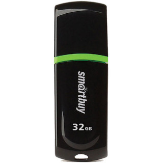 Флэш-диск 32 GB, SMARTBUY Paean, USB 2.0, черный