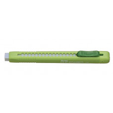 Ластик-карандаш "Pentel" CLIC ERASER, выдвижной, салатовый.