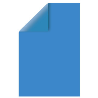 Цветной картон, А4, двусторонний, тонированный, 220 г/м2, 1 лист, синий интенсивный, BRAUBERG
