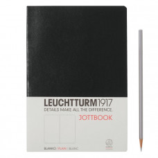 Книга для записей JOTTBOOK MEDIUM A5, черный, 60 стр., НЕЛИНОВАННЫЙ. Leuchtturm1917