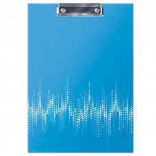 Планшет с зажимом Berlingo "Neon" А4, ламинированный, неоновый голубой