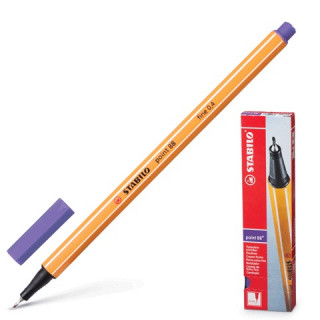 Ручка капиллярная STABILO "Point", толщина письма 0,4 мм, фиолетовая