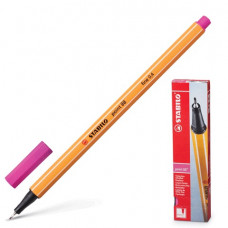 Ручка капиллярная STABILO "Point", толщина письма 0,4 мм, розовая