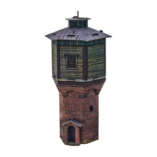 Сборная модель из картона "Водонапорная башня", мастаб HO 1/87.