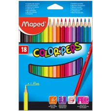 Карандаши цветные Maped "Color'Peps" 18 цв.