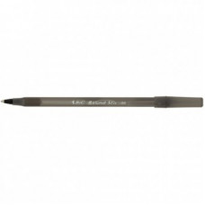 Ручка шариковая Bic "Round Stick M", цвет чёрный, толщина 1.0мм.