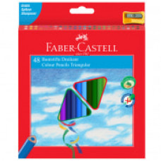Карандаши цветные Faber-Castell 48цв., трехгран., заточен.