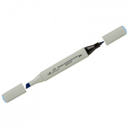 Маркер для творчества двухсторонний Vista-Artista "Style" цвет G329 небесно-голубой, пулевидный/скошенный, 0,7мм/1-7мм